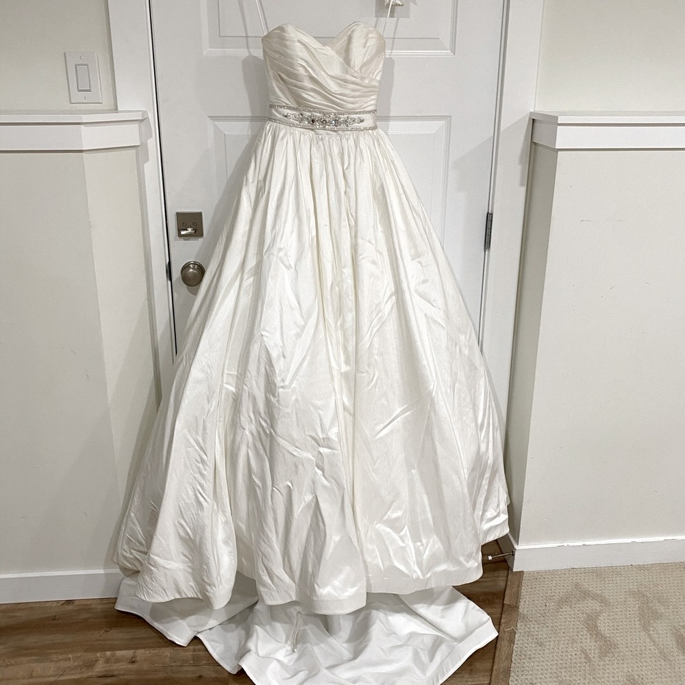 Mori lee 4524 princess satin ball gown sample sale